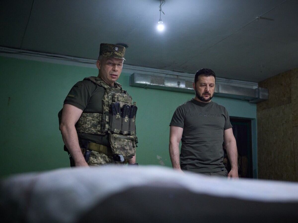    Александр Сырский и Владимир Зеленский© Фото : Офис президента Украины