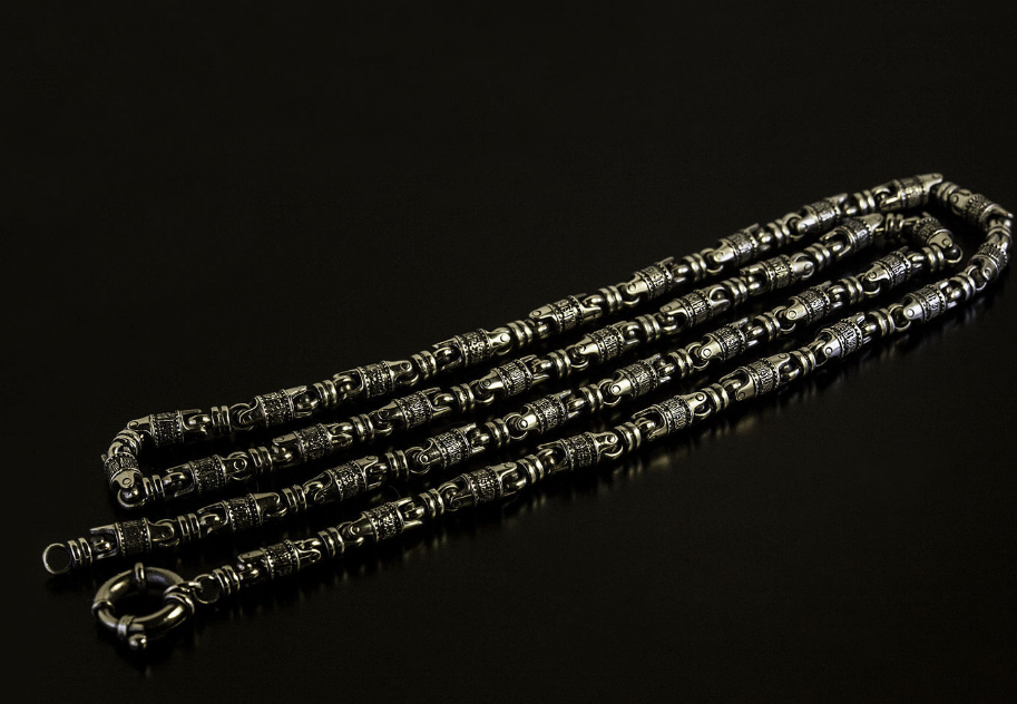 Цепь с молитвой "Да воскреснет Бог..."