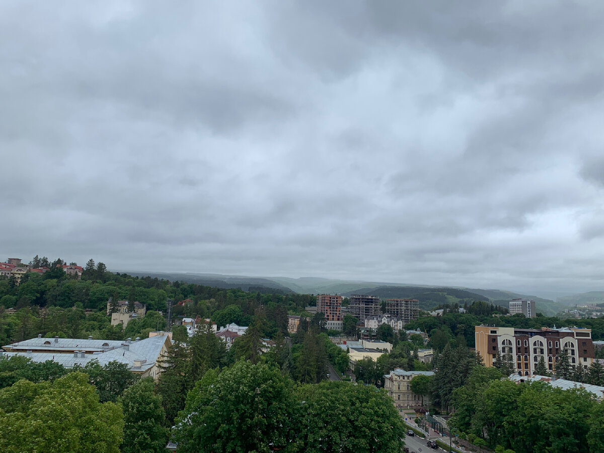 Любимый и уже родной Кисловодск в пасмурную погоду
