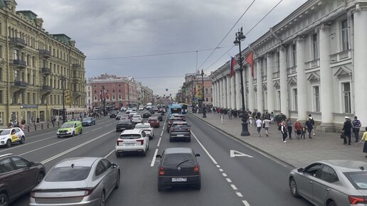 Санкт Петербург из окна туристического автобуса. 25 мая