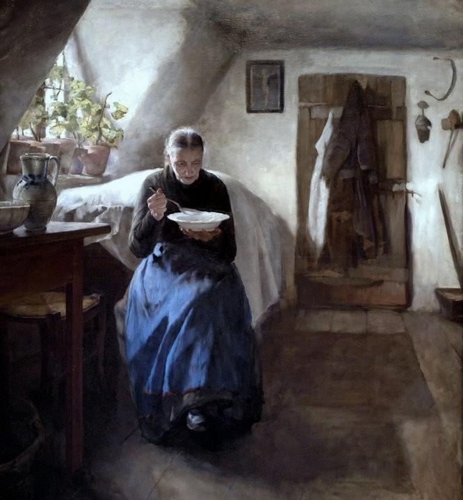 "Дом бедной женщины", Тивадар Жемпленьи, 1895