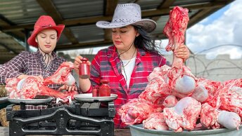 Вареный Говяжий Костный Мозг и Стейки Средней Прожарки | Идеальный Мясной Ужин