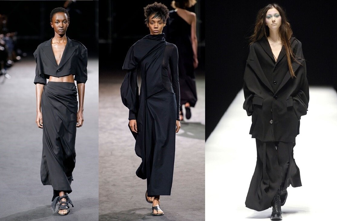 модный показ Yohji Yamamoto