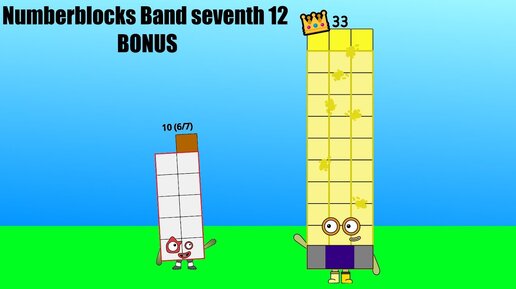 Numberblocks Band seventh 12 + BONUS