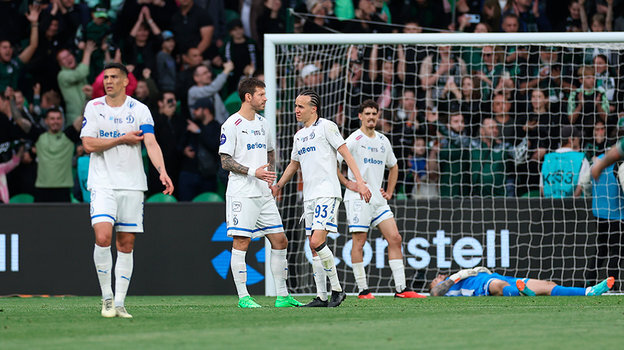    Футболисты «Динамо» только что упустили чемпионский титул.Александр Федоров