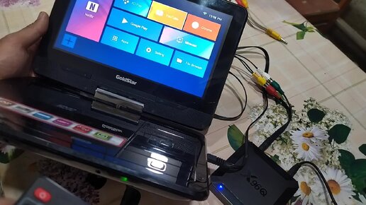 Смарт ТВ из dvd плеера и дешёвой android приставки