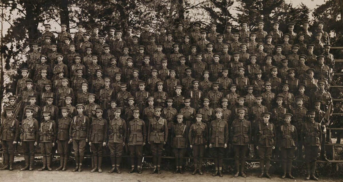 Норфолкский полк, 1915 год.