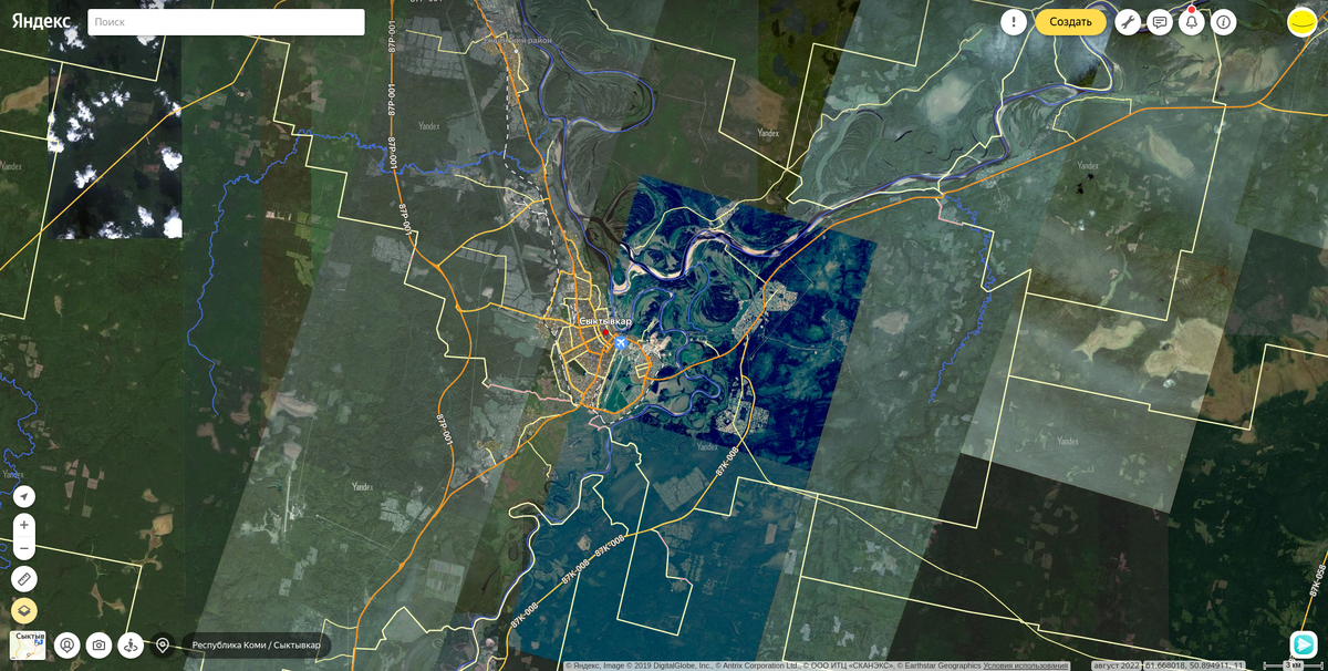 Основа интерфейса Народной карты