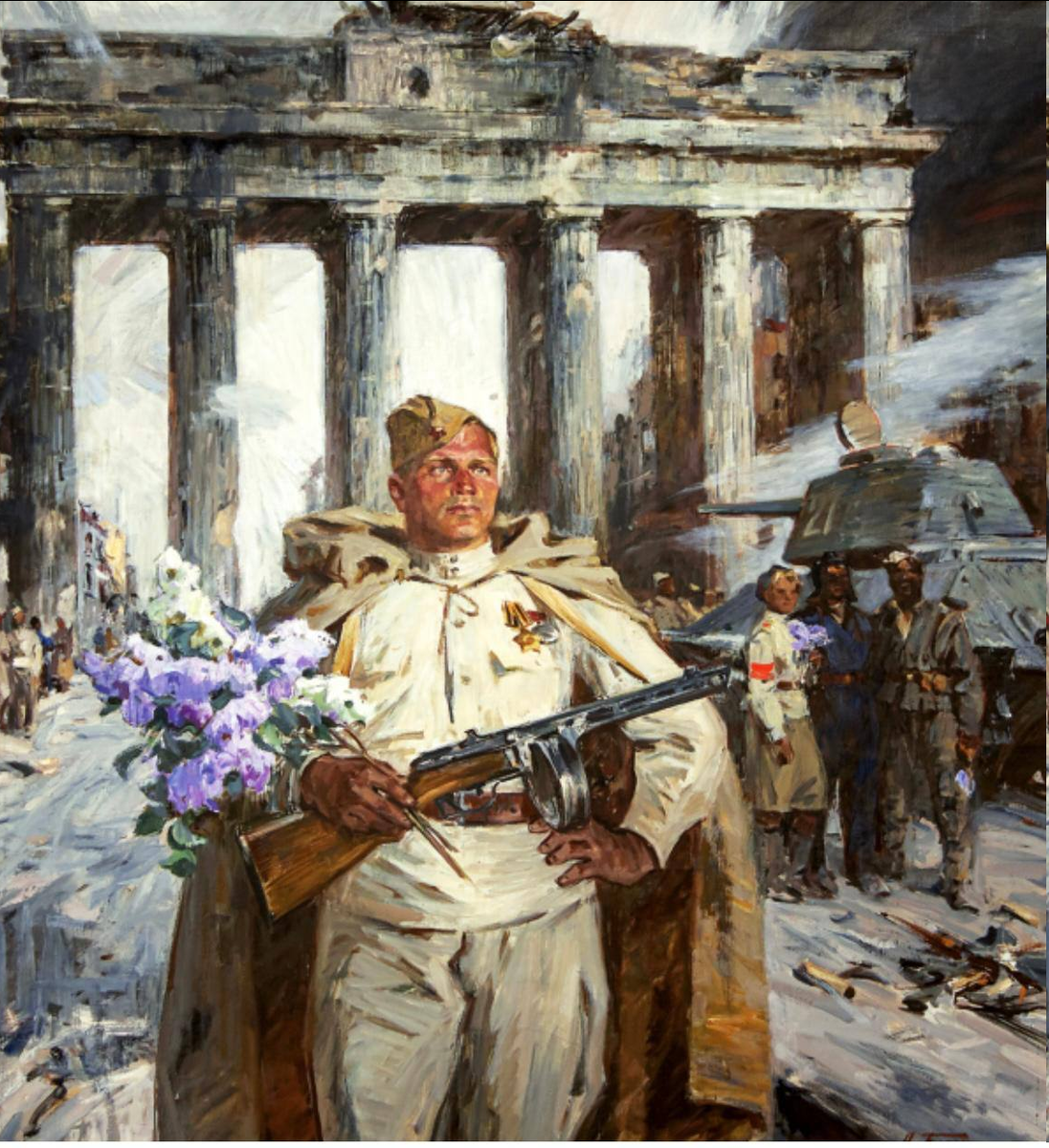 Николай Бортников. «Берлин. Май 1945 года». 1968