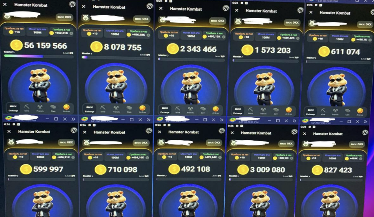 hamster kombat как запустить с ПК