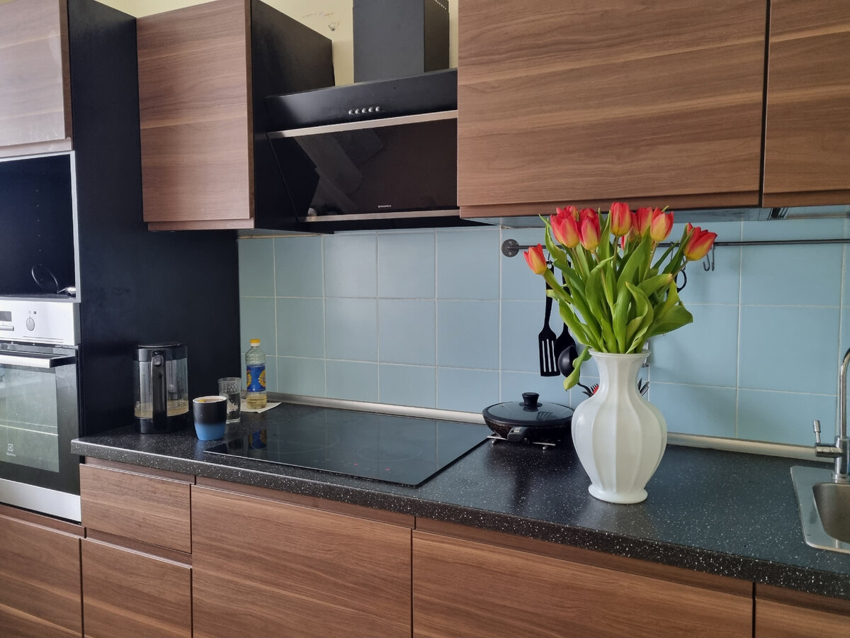 Кухня в нашей съемной квартире 