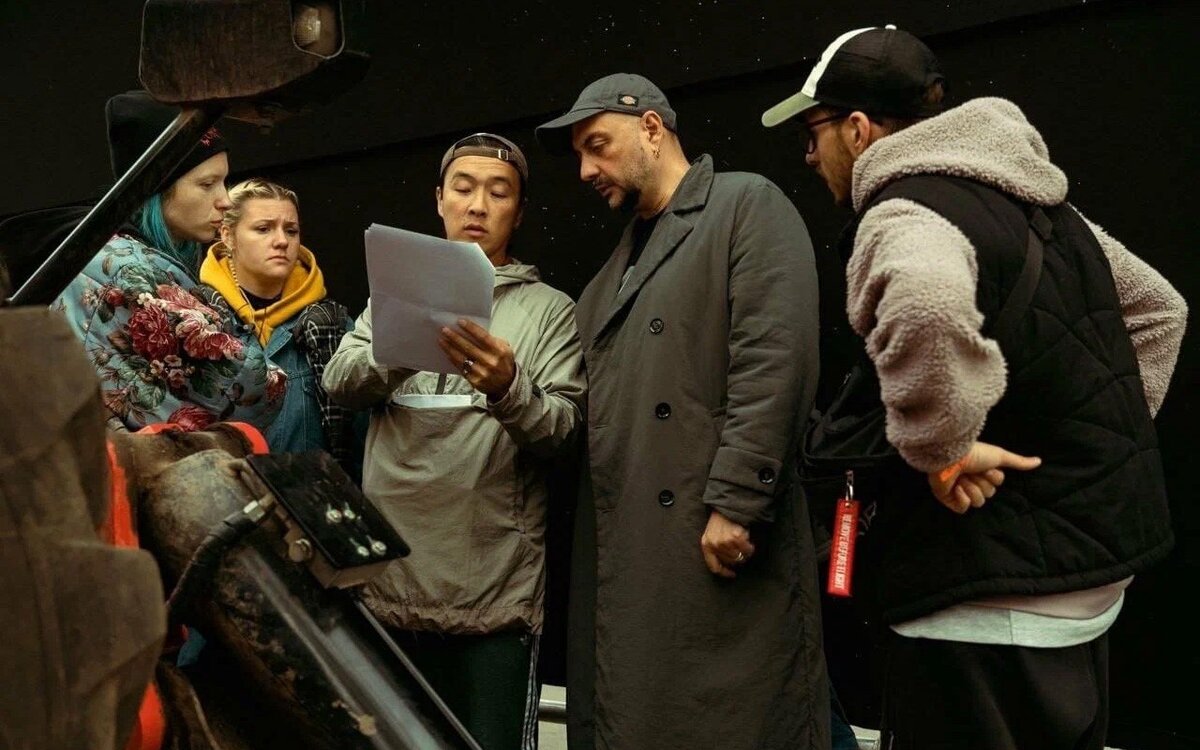 кадр со съёмок фильма «Лимонов, баллада об Эдичке» (реж. Кирилл Серебренников)