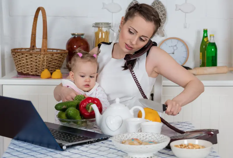 Дома как на работе. Фото: women-life.ru