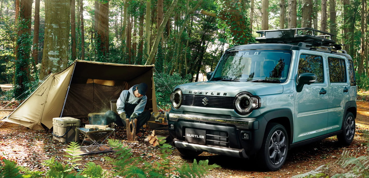 Рестайлинг Suzuki Hustler 2024 года, "внедорожное" исполнение Tough Wild