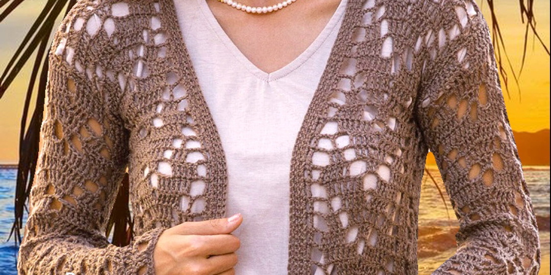 Итальянский шик! Вяжем крючком кардиганы