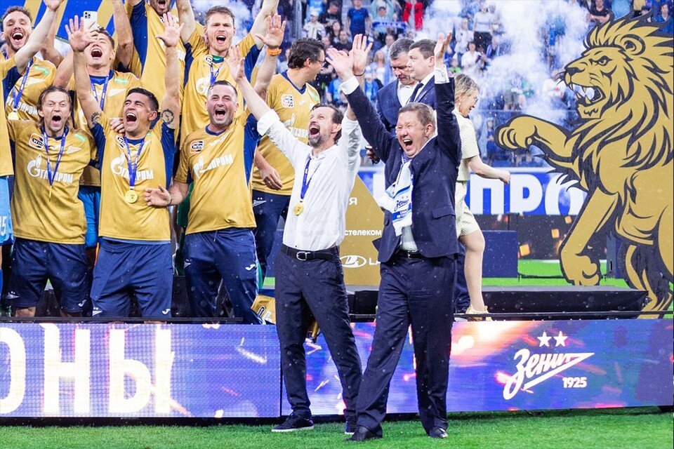    "Зенит" стал чемпионов в шестой раз. Фото: пресс-служба ФК "Зенит".