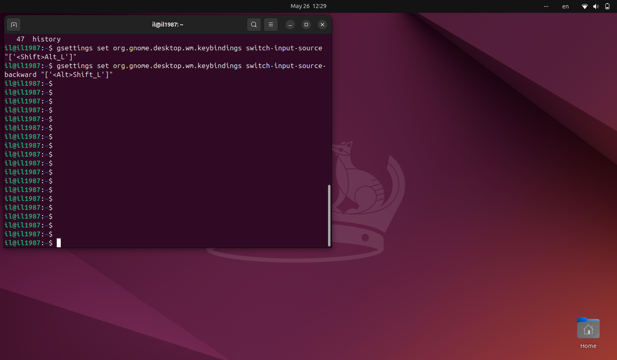 Ubuntu 24.04 переключение раскладки клавиатуры Alt+Shift | Заметки И. | Дзен