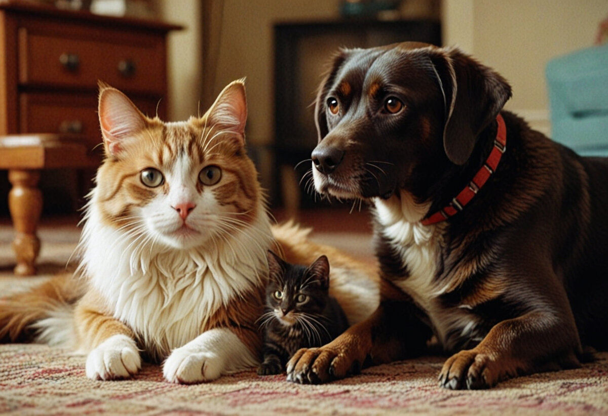Жизнь в одном доме с собакой и кошкой - это как жонглирование между верностью и независимостью