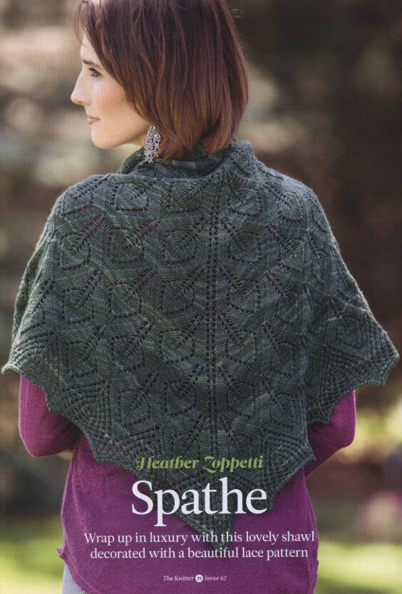 Шаль Spathe. Журнал «The Knitter» №62 2013г.