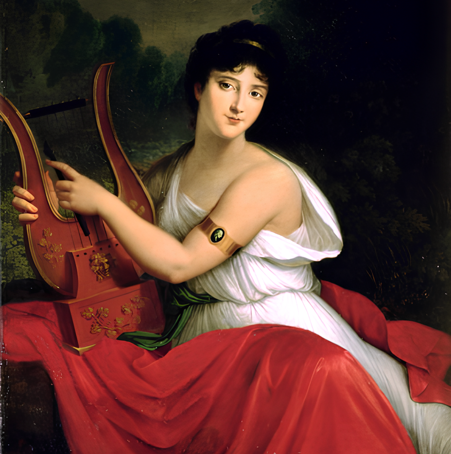 Франсуа Жерар  «Портрет Элеоноры Денюэль де ла Плень, мать Шарля Леона» (фрагмент) / Музей Антуана Лекюйера, Франция