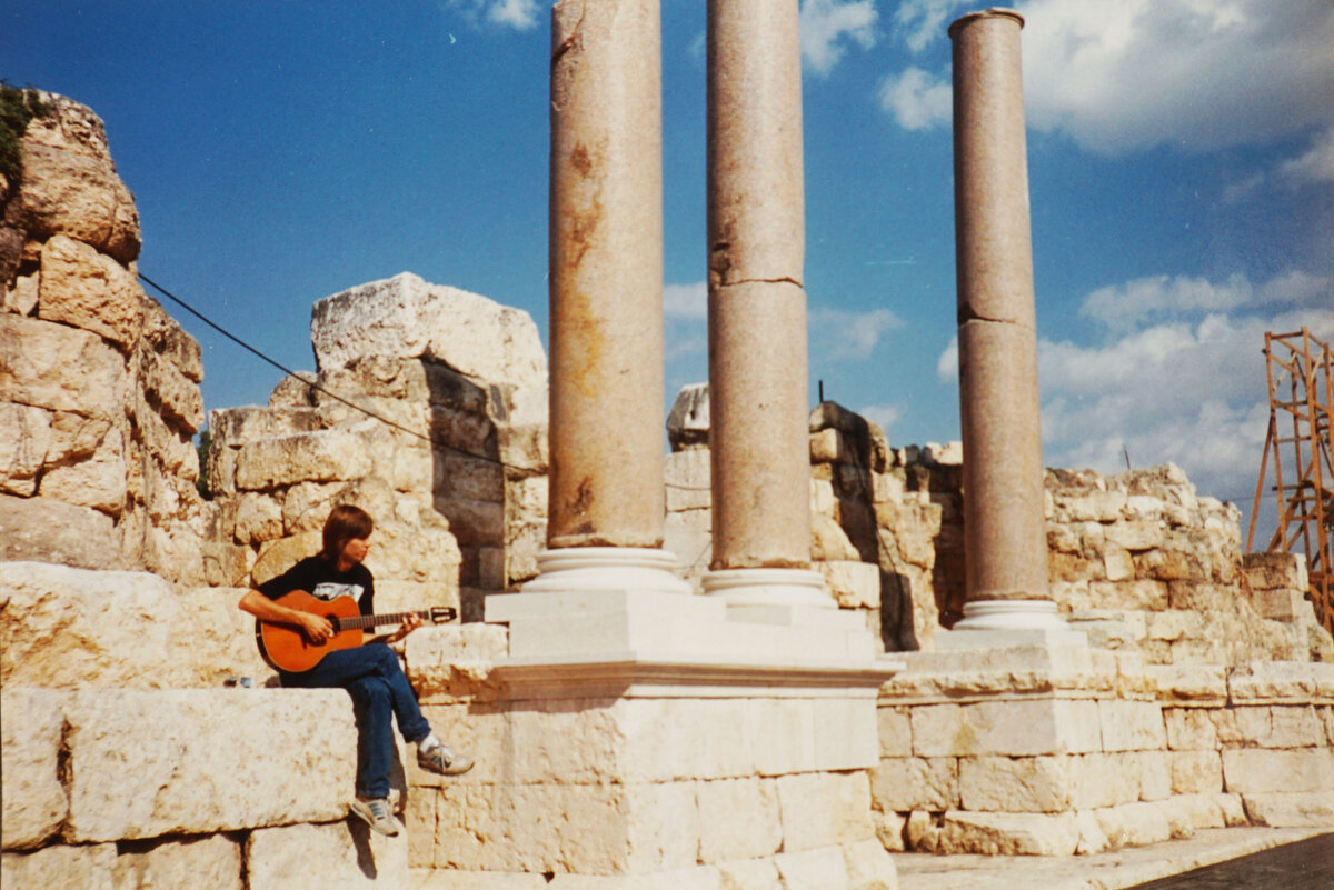 Фото автора в Бейт-Шеане, начало 1990-х.