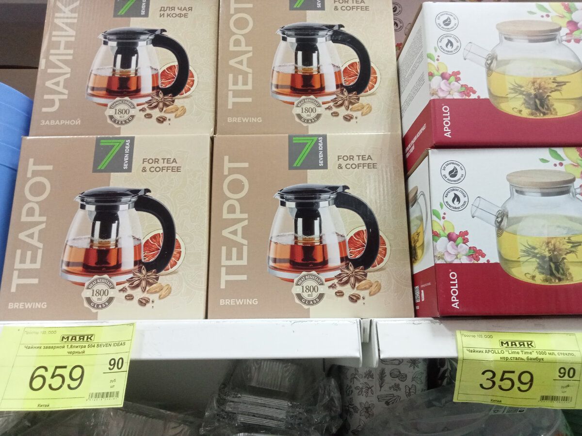 Красивые чайнички из прозрачного пластика