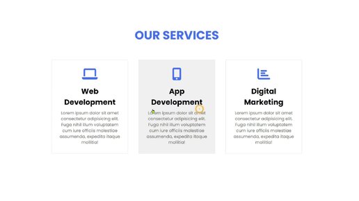 Как создать адаптивный раздел для сайта «Наши услуги» | Make A Responsive Our Services Section Using HTML and CSS