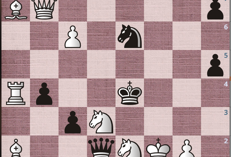 Мат в 1 ход "шахматный тортик": белые начинают и делают М1, а потом еще и М2