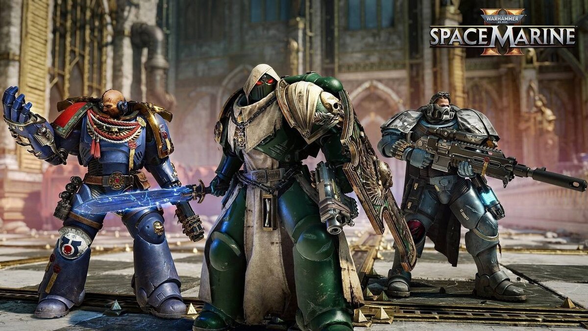 Свежие скриншоты Warhammer 40,000: Space Marine 2, на которых представлены  некоторые скины из игры. | GoodWildGames | Дзен