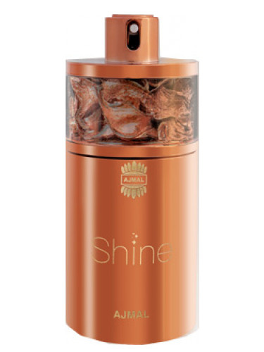 Shine Ajmal — это аромат для женщин, он принадлежит к группе цветочные фруктовые. Shine выпущен в 2017 году. Верхние ноты: Клубника и Гранат; средние ноты: Пион и Ландыш; базовые ноты: Пудровые ноты и Древесные ноты.