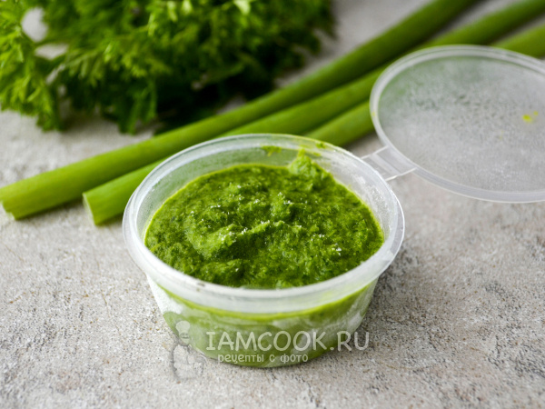 Любимая заготовка зелёного лука на зиму - очень удобно и вкусно!