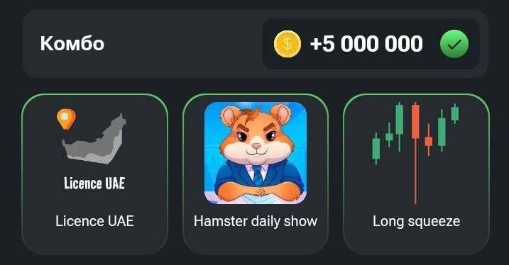 Hamster combat комбо 25