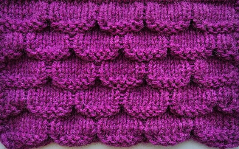 Лицевая сторона узора Чешуйки