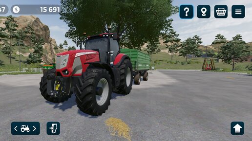 Купил шикарный трактор на ферму - Farming Simulator 23