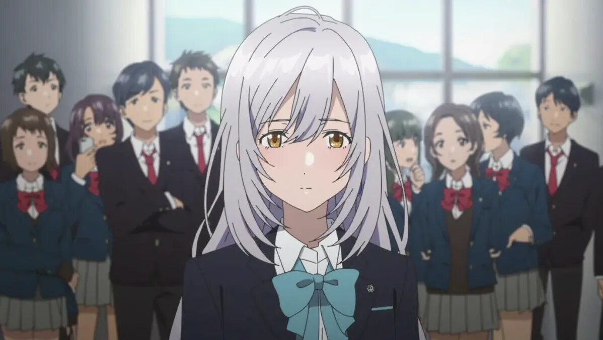 Кадр из аниме «Из завтрашнего дня разноцветного мира»   📷