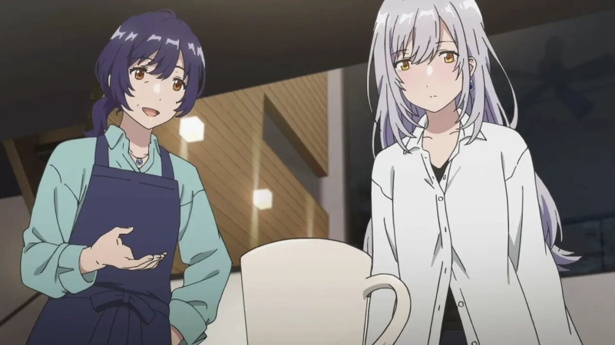 Кадр из аниме «Из завтрашнего дня разноцветного мира»   📷