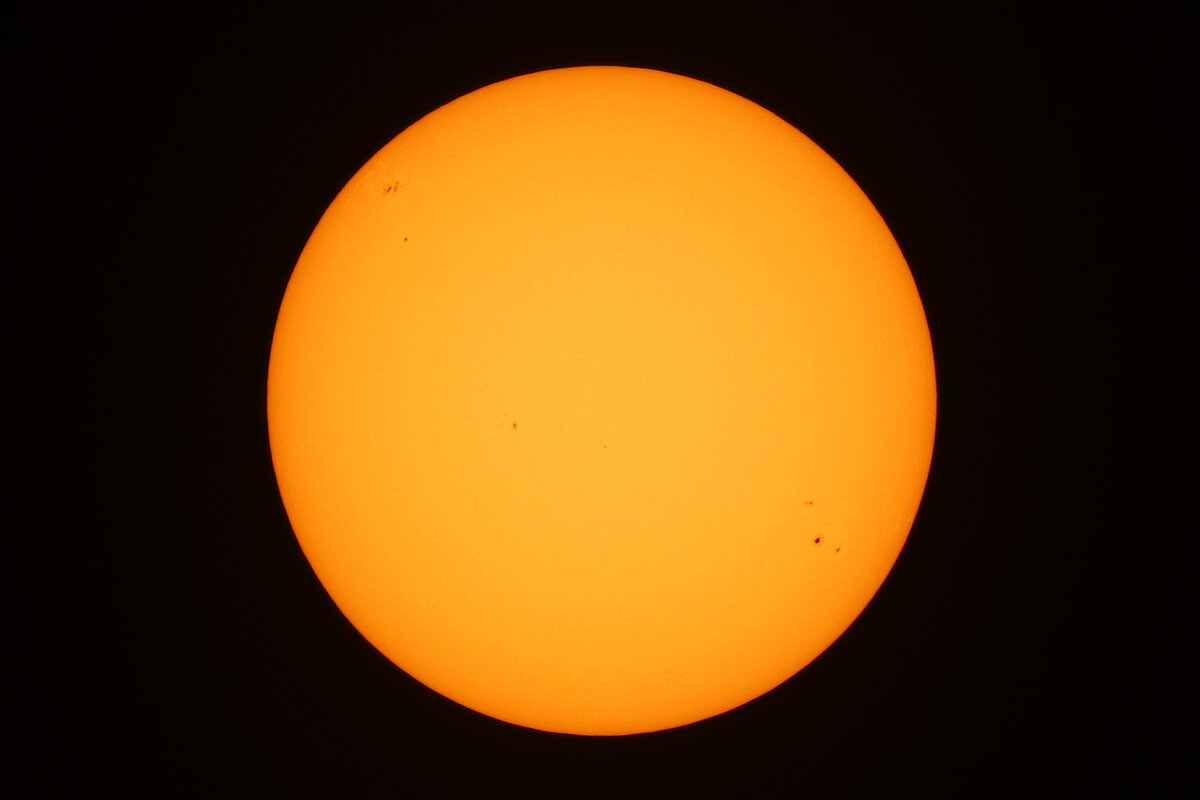 Солнце утром 26 мая 2024 года, фото автора  
