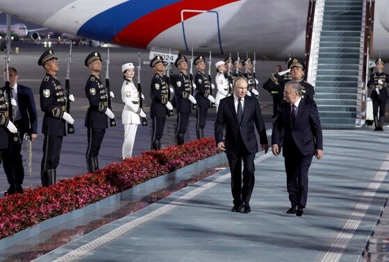    Владимир Путин, Шавкат Мирзиёев