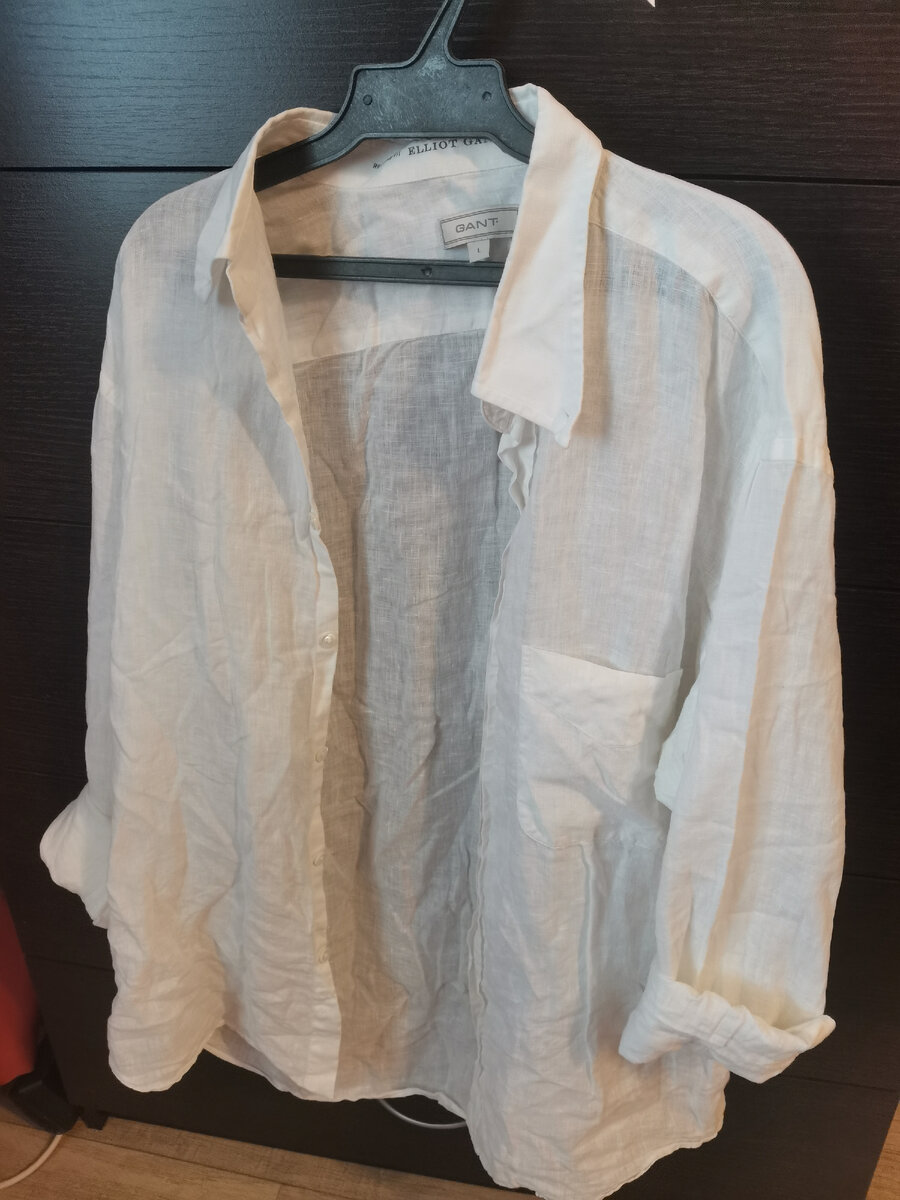 Шикарная рубашка от фирмы Gant. Хлопковая, мягкая - самое то на лето 👍