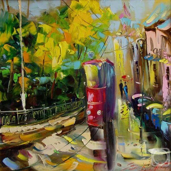 © Сергей Баженов. Осенний трамвай.