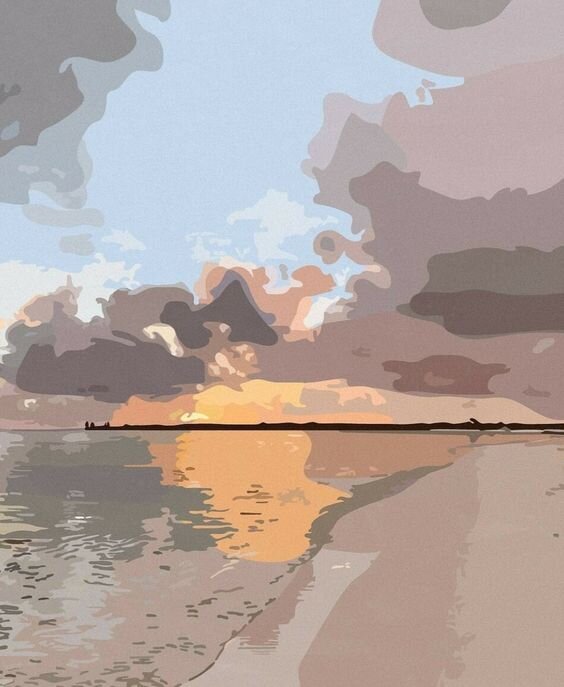 Картина по номерам (уже готовая, без цифер) По-моему замечательно!