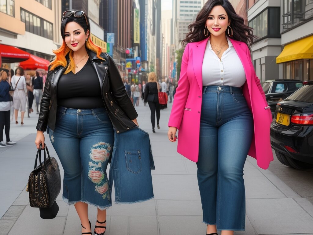 Попросила ИИ нарисовать женщину с небольшим лишним весом) Девочки, поднимаем самооценку