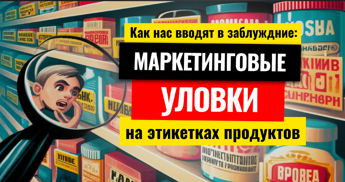 Маркетинговые уловки на этикетках продуктов: Как нас вводят в заблуждение