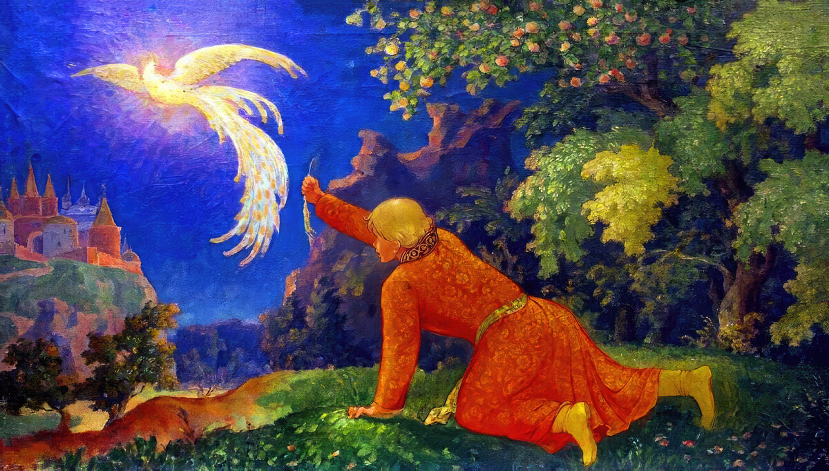 © Виктор Васнецов "Жар-птица" | Птица Феникс (Жар-птица) в славянской мифологии