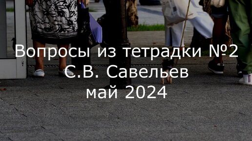 С.В. Савельев. Мушиные вопросы 2. Май 2024 - [20240526]