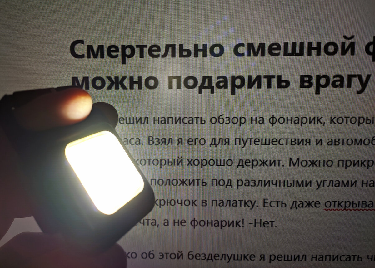 Смертельно смешной фонарик. Такой можно подарить врагу | Про технику | Дзен