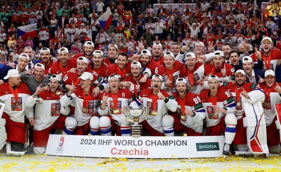    Сборная Чехии выиграла домашний ЧМ-2024 по хоккею. Фото: Reuters