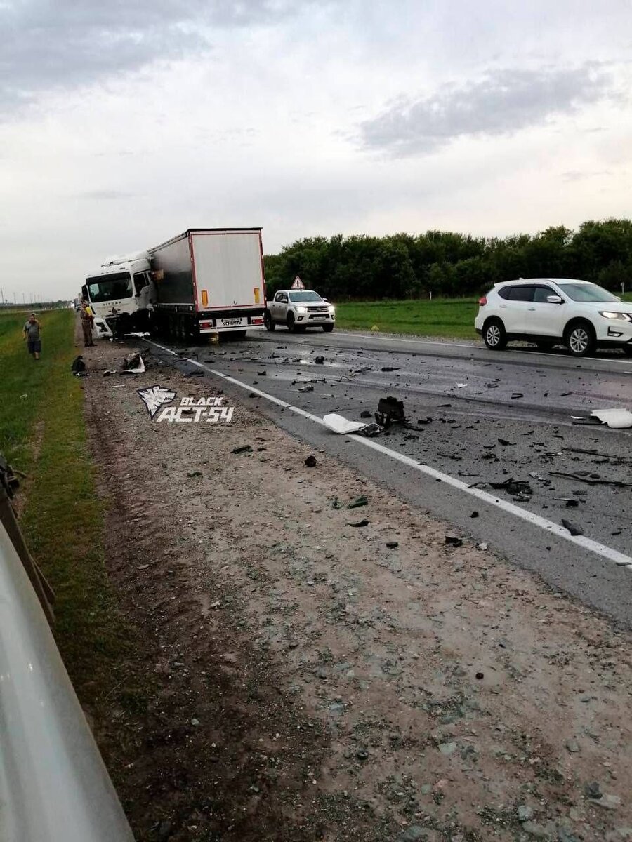    ДТП на трассе Барнаул-Новосибирск. Источник: Инцидент Барнаул