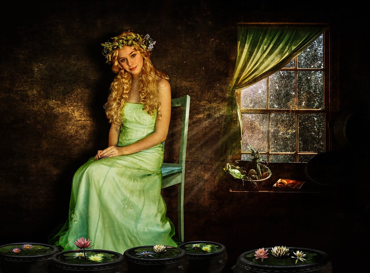 Золотинка  ждет кувшинки. Источник: https://emilia-spanish.ru/obrazy/zolotinka-vlastelin-kolec-87-foto.html