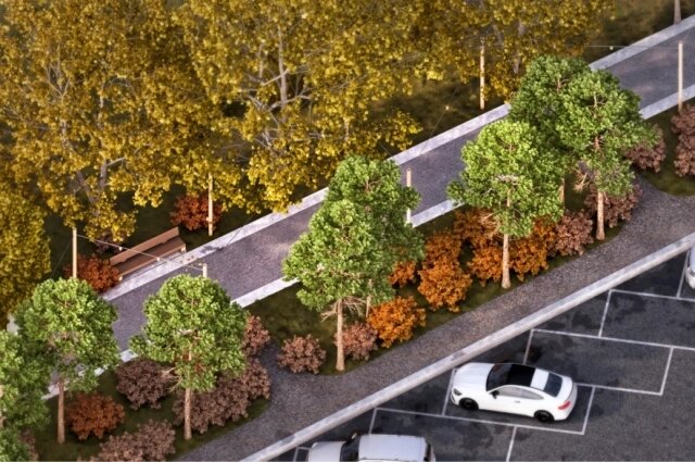    В сквере будет также парковка. Фото: администрация Владивостока